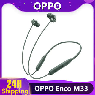 2023 New OPPO Enco M33 Wirelesss Sport Earphone 45dB AI Noise Cancelling Sports Wireless Heahphone 28 Hours Battery Life IP55