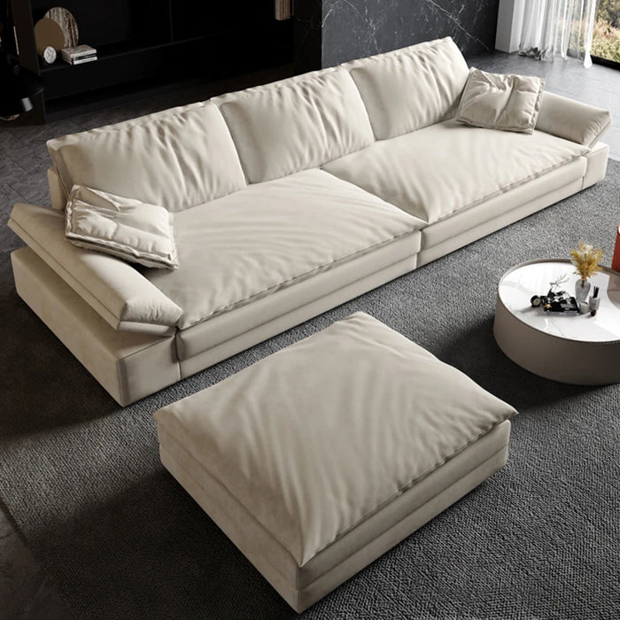 Sectional Living Room Sofa Longue Armchair designer Relaxing Modern 3 Seater Sofa white Luxury Floor italian Home Furniture