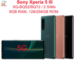 Sony Xperia 5iii 5 iii 5G Dual Sim XQ-BQ52 XQ-BQ72 6.1" 8GB RAM 128/256GB ROM Snapdragon 888 Octa Core NFC Original Cell Phone