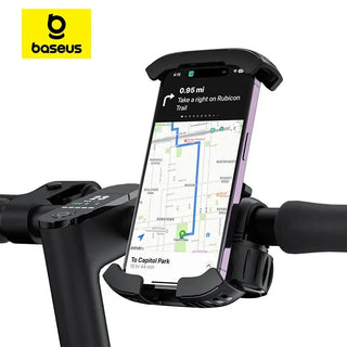 Baseus Universal Motorcycle Bike Phone Holder Handlebar Stand Bicycle Phone Mount Bracket For Xiaomi Huawei iphone 15 14 pro max