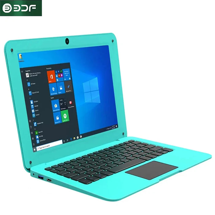 10.1" Laptop Windows 10 Notebook Mini Netbook with 6GB RAM 64GB SSD Ultra Thin Computer PC with Built-in Wi-Fi Bluetooth Mini PC