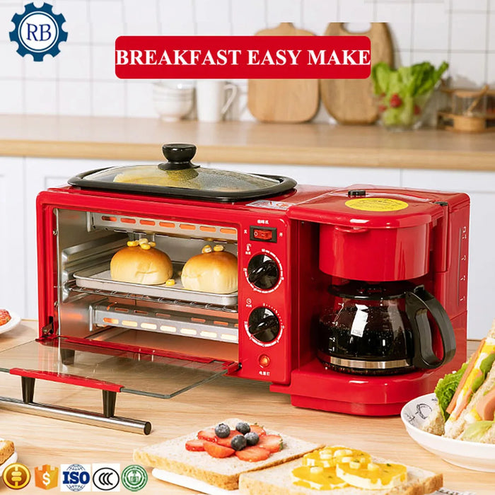 High Speed automatic breakfast machine for kitchen cooling 3 IN 1 Breakfast Maker