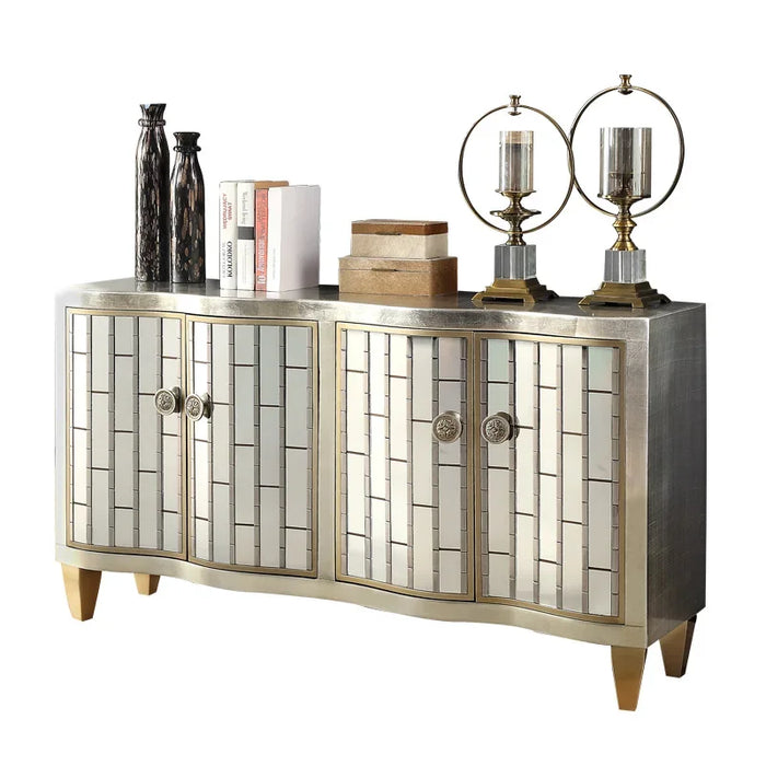 Light luxury sideboard large-capacity storage porch  space cabinet hall living room display side