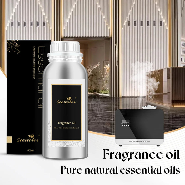 500ml Aluminum Organic Undiluted Perfume Oud Longlasting Hotel Essential Oil Pure Plant Extrat Room Fragrance Aroma Air Diffuser