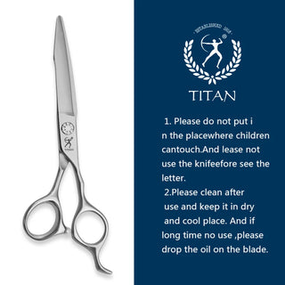 Titan Barber scissors Professional Hair Shears  6.0 Japan Vg10 Steel Hairdressing Salon Tools Hair cutting
