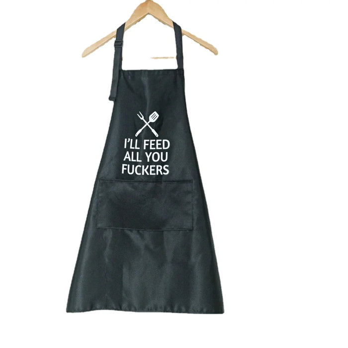 Modern Simple Thickened Aprons Garden Household Barista Kitchen Solid Color Antifouling Catering Work Sleeveless Apron Overalls