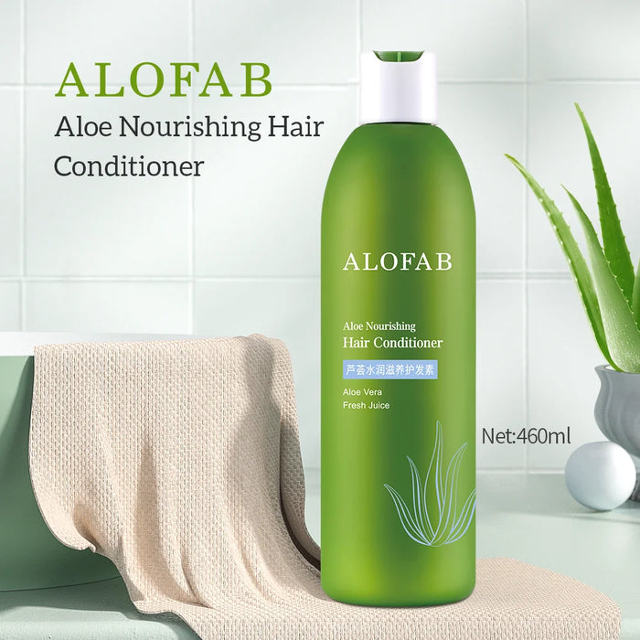 ALOFAB Aloe Vera Moisturizing Nourishing Conditioner 460ml Lotion for Dry And Manic Repair Damaged Hair Beauty Hair Care Series