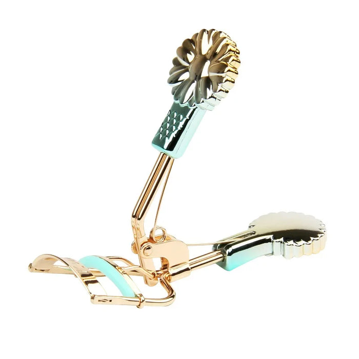 Rose Gold eyelash curler branded professional Mini Eyelash Applicator custom label bling eyelash curler