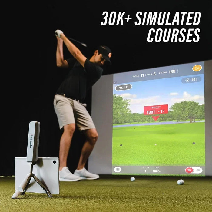 Rapsodo MLM2PRO Mobile Launch Monitor   Golf Simulator,Grey