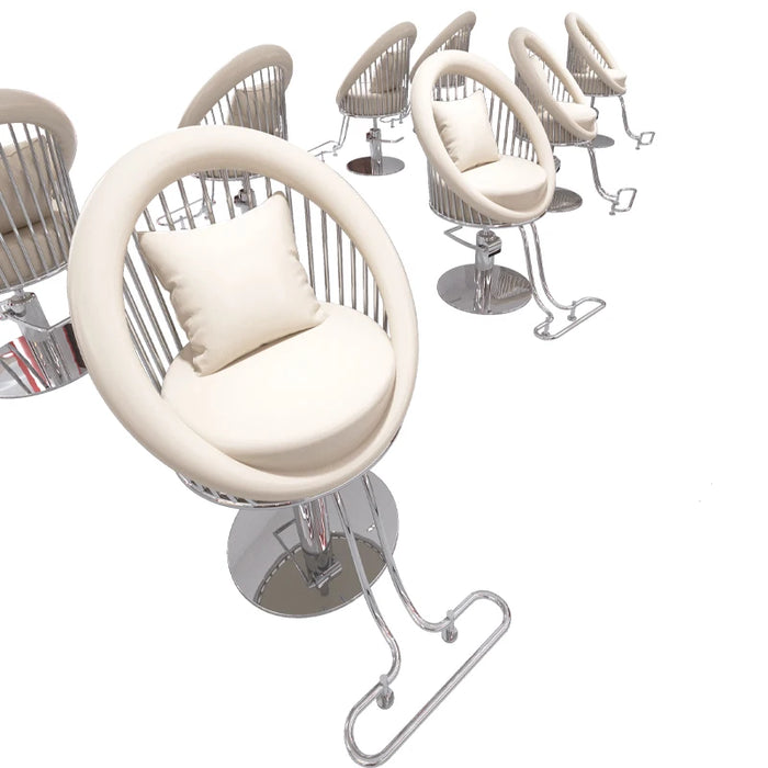 Light Luxury Hair Salon Haircut, Hot Dye Seats Makeup Chair  Barber Chair  Salon Furniture