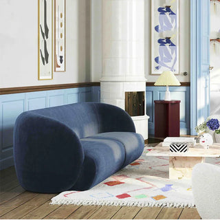 White Nordic Sectional Sofa Fabrics Lazy Salon Italian Comfortable Double Soft Sofa Relax Arm Living Room Luxury Furniture Decor