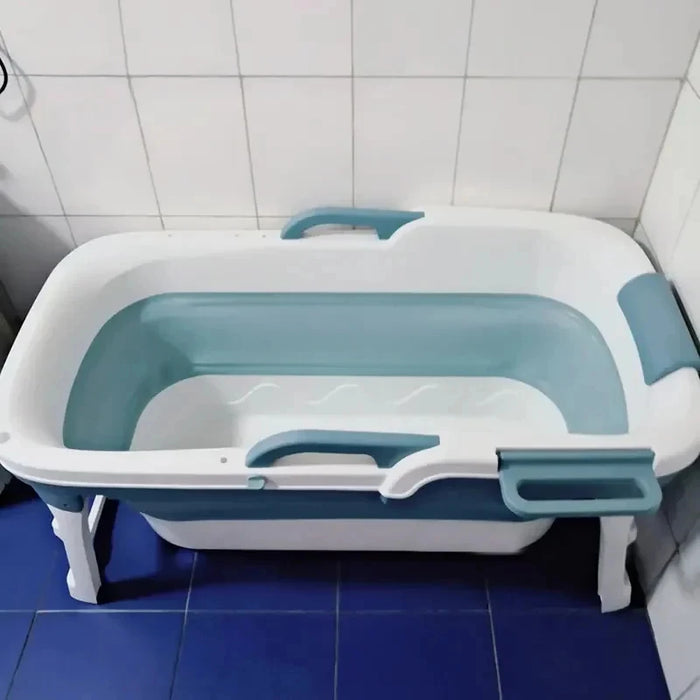 Simple Portable Bathtubs Adult Folding bathtub Household Foaming hot Tub Adult Bathing Tub Full Body Sweat Steam Bathing Basin