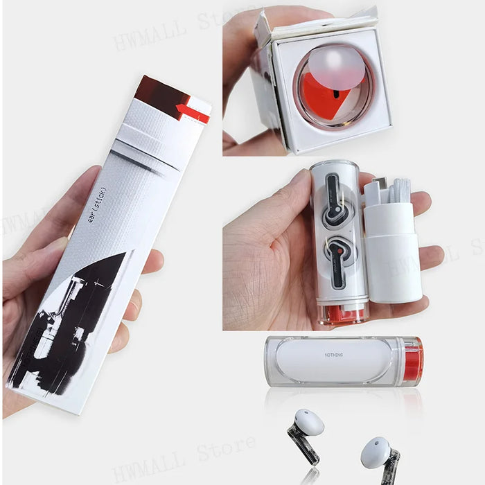 In Stock Global Version Nothing Ear (stick) Ergonomic design  Custom 12.6 mm dynamic driver Clear Voice Technology