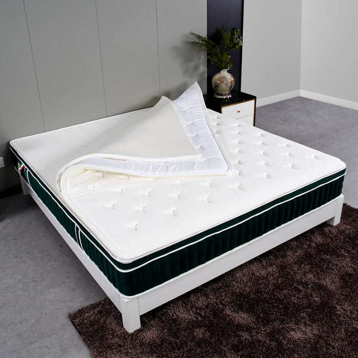 firm mattress pillow top with memory foam pocket spring coil compress roll hotel mattress