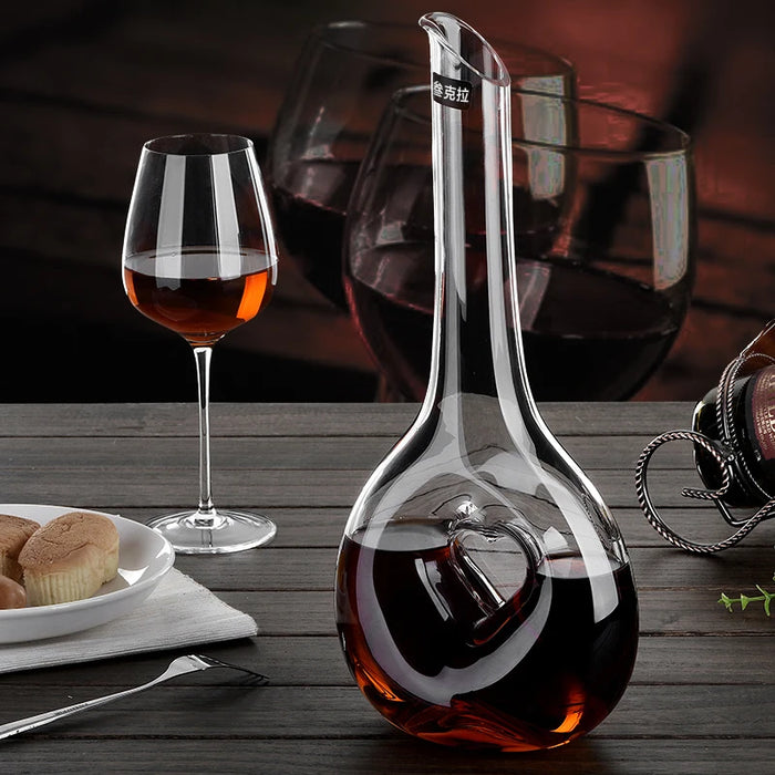 Heart-shaped Wine Decanter Crystal Wine Aerator Hand Blown Lead-free Crystal Glass Unique Design Wine Gift Accessories