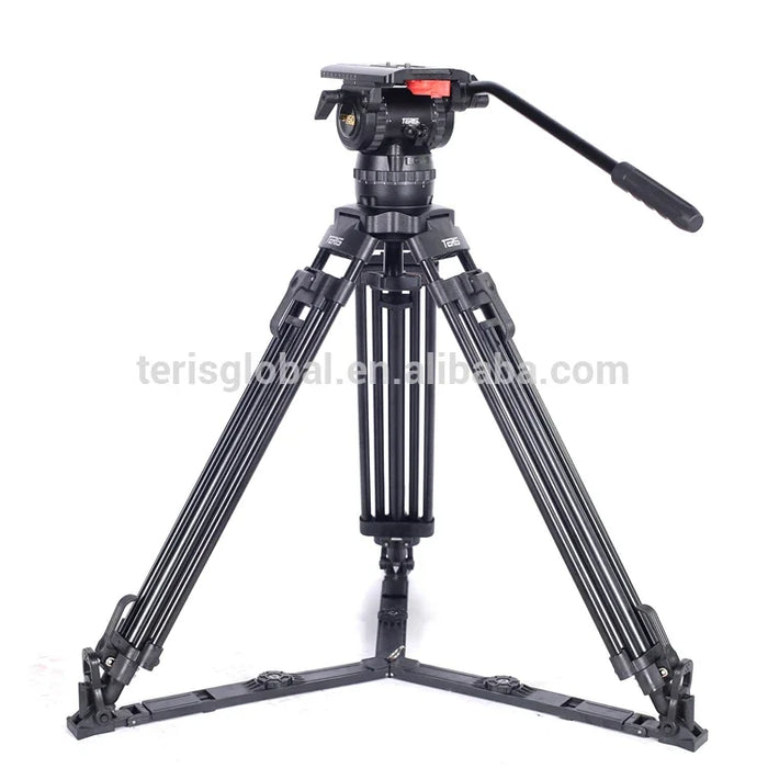 TERIS Professional level With 100 mm hydraulic head and Carbon Fiber Tripod Video system