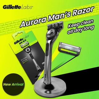 Gillette Labs Razor Aurora Series Shaver Face Beard Shaving Hair Removal Safety Razor Men's Manual Shaving Machine Original