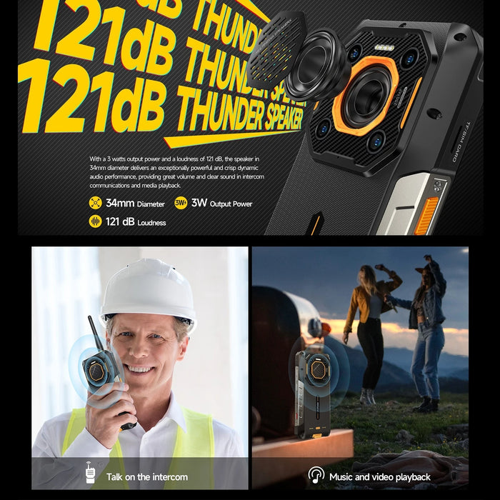 Ulefone Armor 26 Ultra Walkie Talkie 5G Rugged Smartphone Waterproof 6.78 inch 120W 15600mAh 200MP Camera 64MP Night Vision NFC