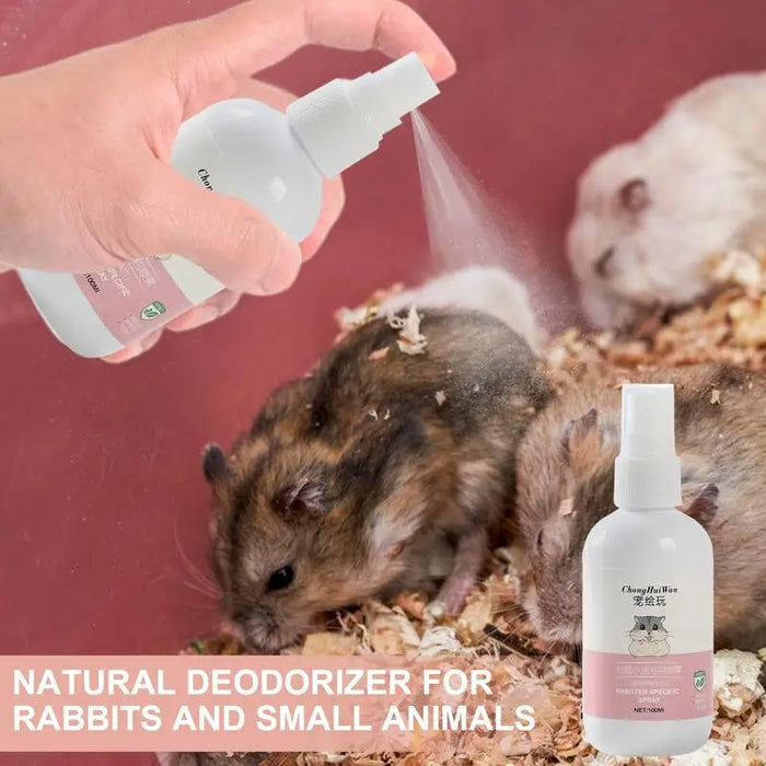 Rabbit Deodorizer Spray Pet Odor Spray Pet Deodorizer Odor Removal Cage Cleaner Eliminate Pet Odors Long Lasting Pet Cleaner