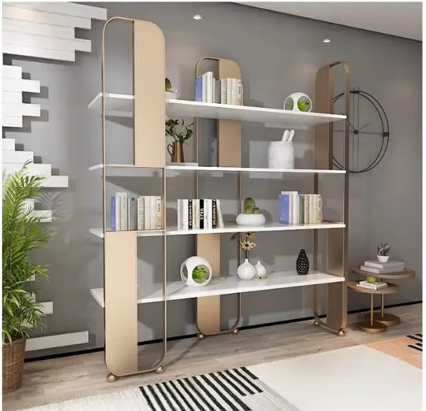 Partition shelf Exhibition shelf Office multi-storey bookshelf floor decoration shelf