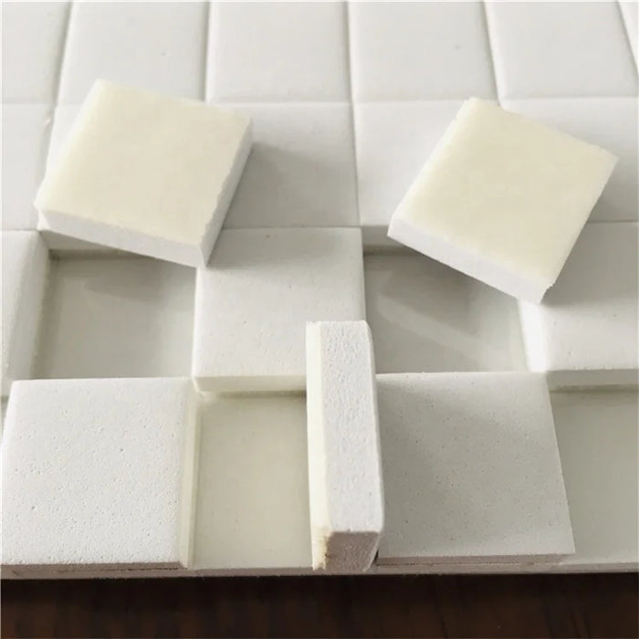 Adhesive Eva Foam Glasses Separator Glass Protector White EVA Rubber Foam Pads Glass Edge Protector Mat with Cling Foam