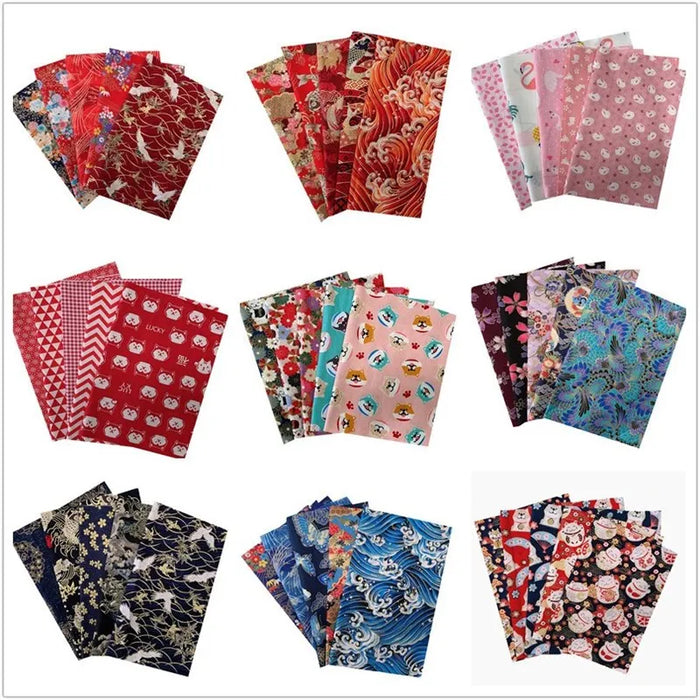 Japanese Cotton Printed patchwork Fabric Quilting material f