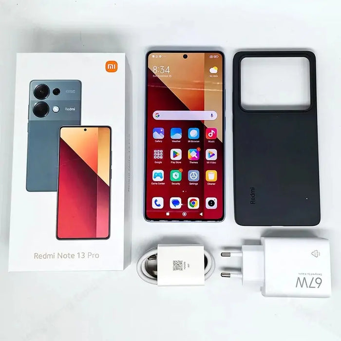 [Lançamento mundial] Versão global Xiaomi Redmi Note 13 Pro 4G Câmera de 200 MP com OIS 67W de Carregamento rápido