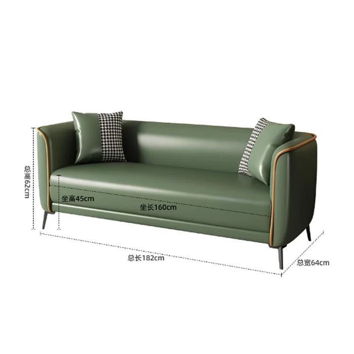 Unique Dining Living Room Sofa Green Loveseat Tiny House Relax Living Room Sofa Leather Waterproof Meubles De Luxe Furnitures