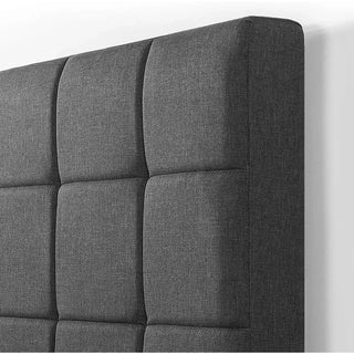 Upholstered Platform Bed Frame / Mattress Foundation / Wood Slat Support / No Box Spring Needed, Easy Assembly