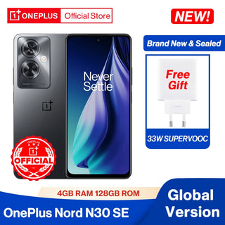 Global Version OnePlus Nord N30 SE 5G 4GB 128GB 6.72" Display 50MP Camera Dual Stereo Speakers 33W SUPERVOOC 5000mAh Battery