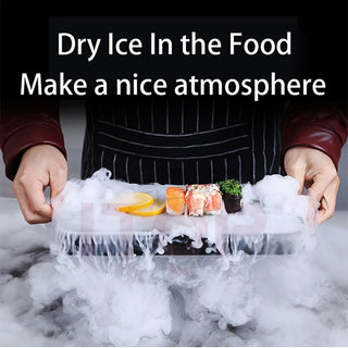 ITOP Dry Ice Maker 1 Pcs 86s/18s Fast Dry Ice Make Machine Dry Ice with 2 Size 1.8lbs Co2 Get 0.41lbs Dry Ice for Kitchen Bar