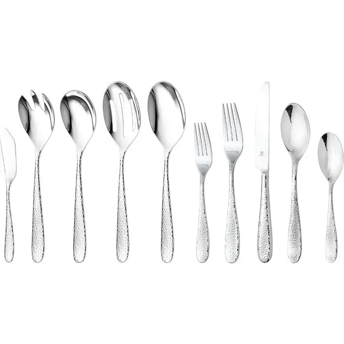 Dinner Set 45 Piece Silverware Set For 8 Stainless Steel Cutlery Dinnerware Sets Mirror-Polished Dishwasher Safe Cutlery Fork