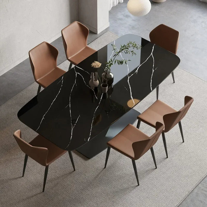 Rock Plate Dining Modern Table Modern Simple Luxury High End Household Furniture Stone Simple Esstisch Home Furniture YX50DT