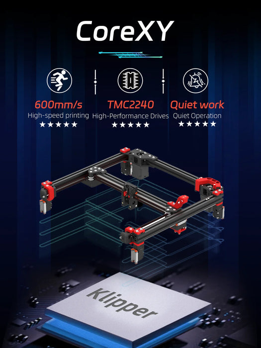 VORON 2.4 Kit DIY CoreXY 3D Printer Upgrade Stealthburner SIBOOR V2.4 R2 3D Printer Kit DIY High Precision Klipper WiFi Control