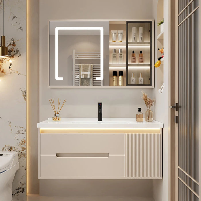 Narrow Furniture Bathroom Storage Cabinet Washbasin Floor Shelf Sink Kitchen Wall Sink Wooden Hovedskapet Furniture Bathroom