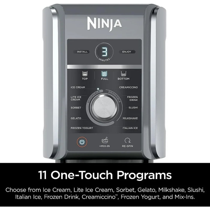 Ninja NC501 CREAMi Deluxe 11-in-1 Ice Cream & Treat Maker for Ice Cream
