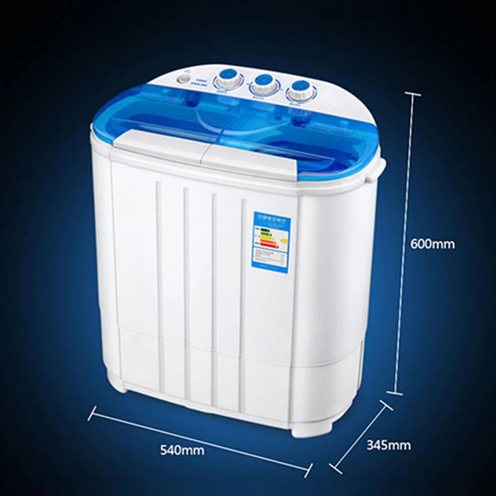 Double Tub Mini Washing Machine Small Semi-Automatic Double Tub Washing Machine Washing All-In-One Machine XPB45-688S  220v