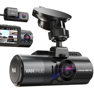 Vantrue N4 Dash Cam 4K Car Video Recorder 3 in 1 Car DVR Dashcam Rear View Camera with GPS Infrared Night Vision For Truck Tax