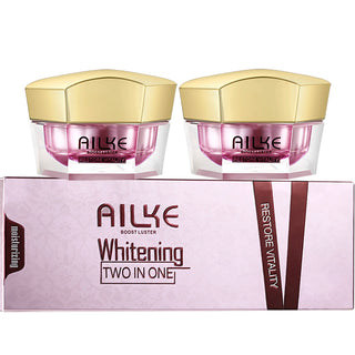 AILKE Whitening Anti-wrinkle Freckle Face Cream With Collagen Hyaluronic Acid Rose Skin Care Women Korean Facial Moisturizer Set