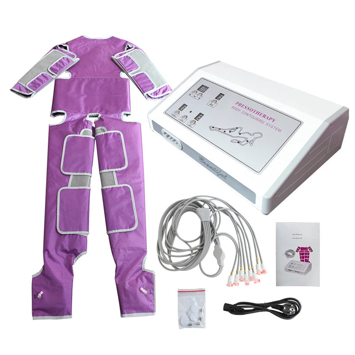 AOKO Lymphatic Drainage Machine Air Wave Pressure Sauna Suit Muscles Relax Weight Loss Arm Leg Foot Pressotherapy Massage Device