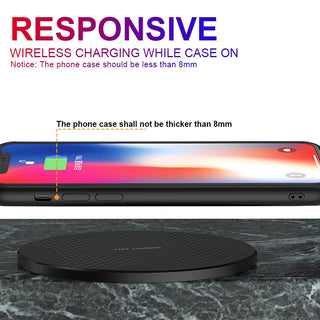 10W Fast Wireless Charger Pad for ASUS Zenfone 10 Samsung Galaxy S20 FE 5G Google Pixel 8 Pro LG V30 Realme  Charging Station