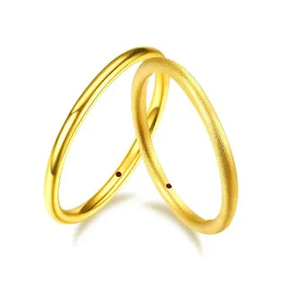 24k pure gold rings  999 24k gold ring for women finger ring wedding rings size 4.5-10.5