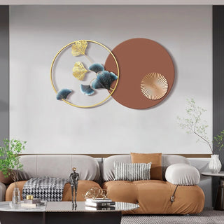 Light Luxury Simple Wall Decoration Draw Living Room Background Wall Pendant Three-dimensional Iron Art Wall Restaurant Ornament