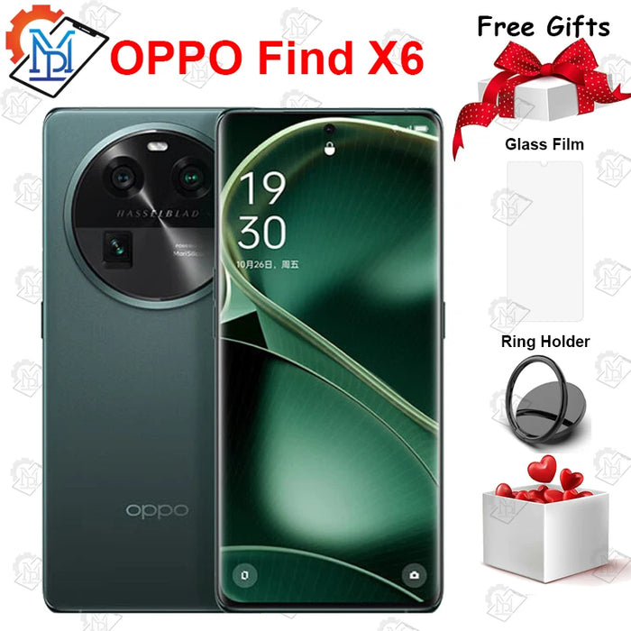 Original OPPO Find X6 5G Mobile Phone 6.74" AMOLED Screen Dimensity 9200 Octa Core Android 13 80W SuperChager NFC Smartphone