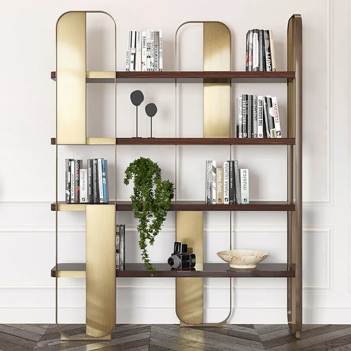 okshelf and Storage Shelf Floor Living Room Modern Net Red Art Partition Decorative Display Stand Affordable Luxury  Bookcase