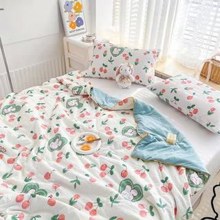 Summer Soy Fiber Thin Quilt Comforter Soft Air Conditioning Quilt/Duvet/Blanket Bed Duvets 150x200 200x230 Machine Washable