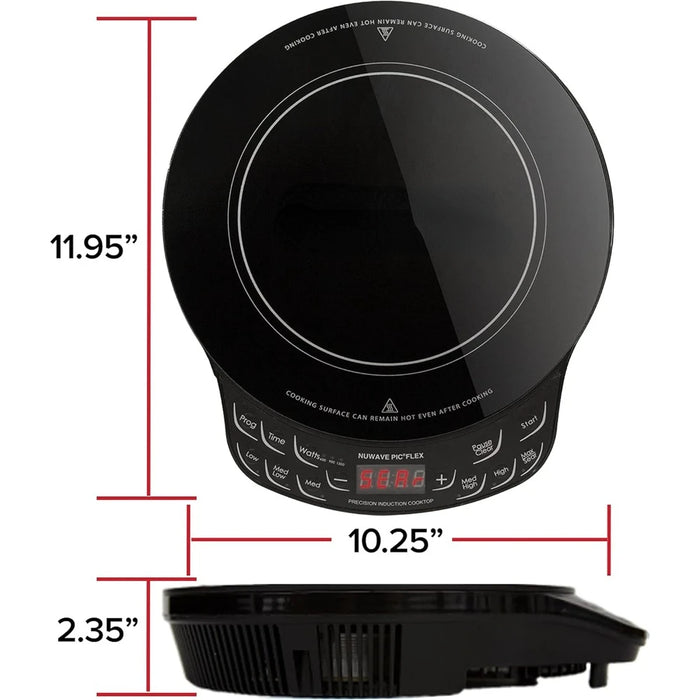 Induction cooker 6.5” Heating Coil,  Perfect for Dorms, RVs, Hotel Rooms, & Cabins, 4Qt Non-Stick Ceramic Pan Included