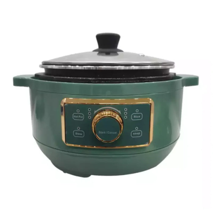 3L Household Multifunction Electric Pressure Cooker Hot Pot 2-in-1 Nonstick Aluminum Inner Pot Multi-function Cooker