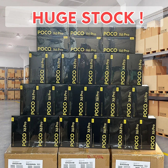 New POCO X6 Pro 5G Global Version Smartphone NFC Dimensity 8300-Ultra 6.67" 1.5K 120Hz DotDisplay 64MP Camera with OIS 67W