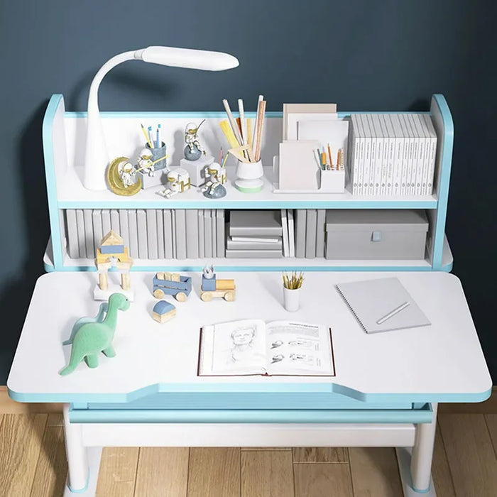 Childrens Kids Table Computer Plastic Minimalist Side Table Adjustable Study Drawers Infantil E Cadeirinha Home Furniture